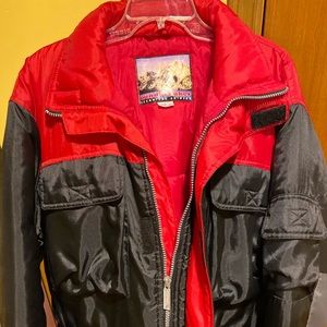 Retro Windbreaker Ski/Snowboard Jacket 🎿 with Cap